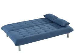 Sofá cama modular 3 lugares Azul - HORNET