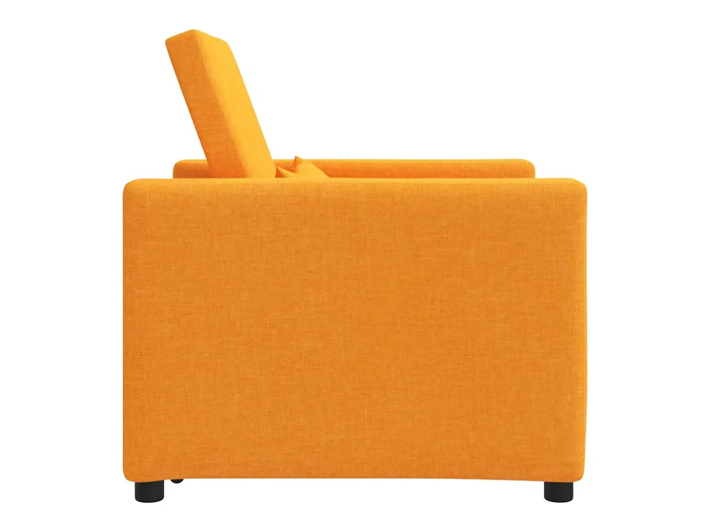 Sofá cama single Amarelo-escuro 90x165x87 cm tecido SHL521009