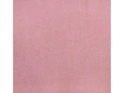 Sofá com almofadões 3 lugares veludo rosa