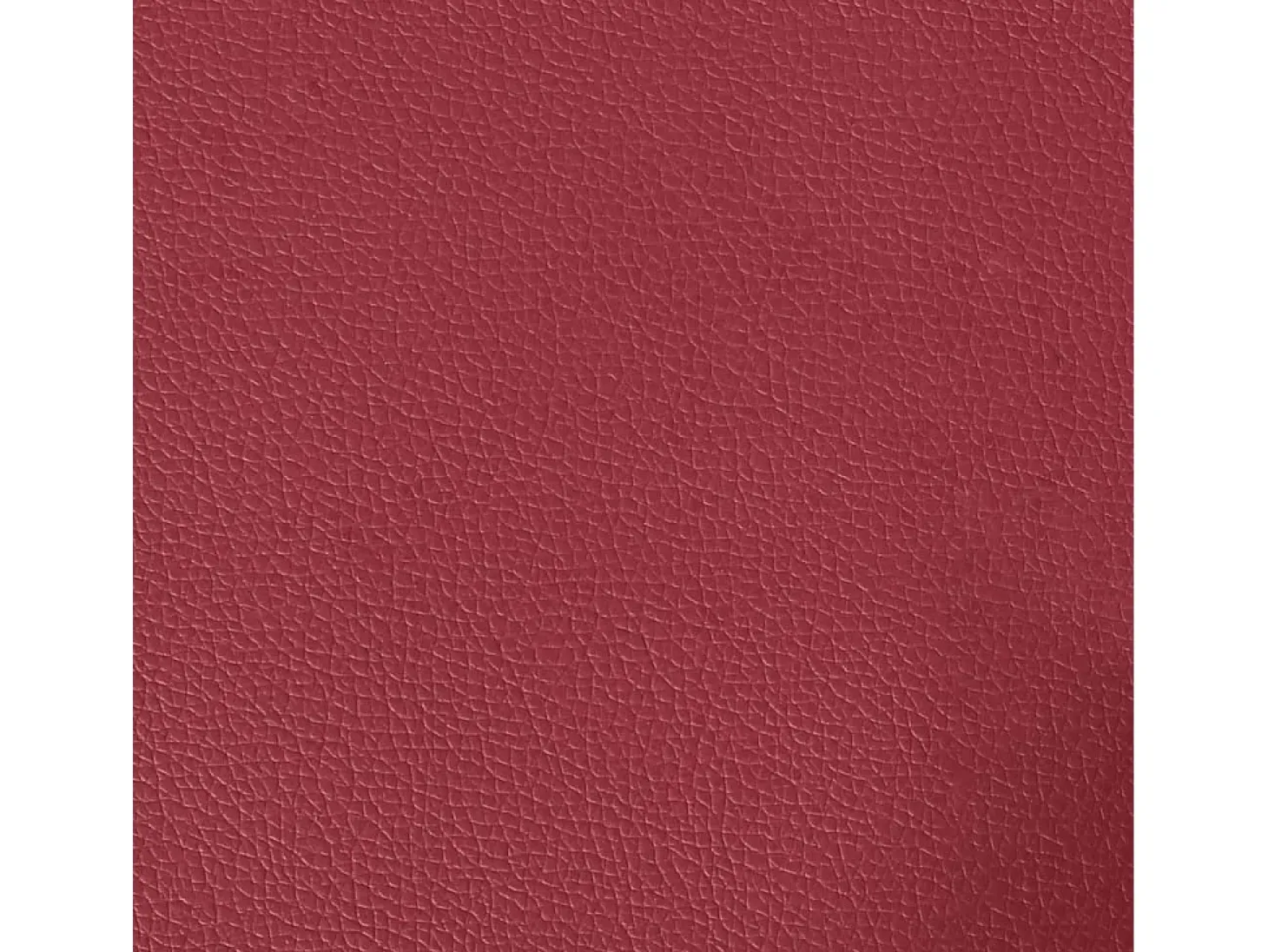 Sofá de 2 lugares 140 cm couro artificial vermelho tinto