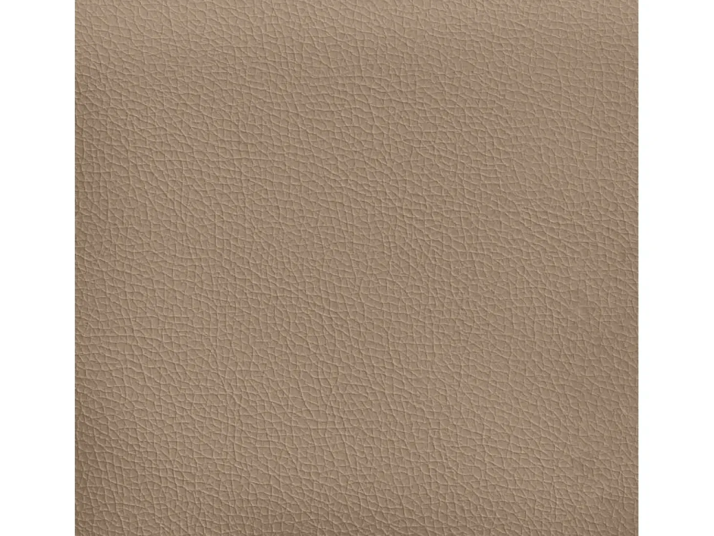 Sofá de 2 lugares 120 cm couro artificial cor cappuccino