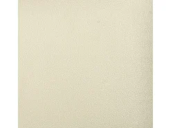 Sofá de 3 lugares 180 cm couro artificial cor creme