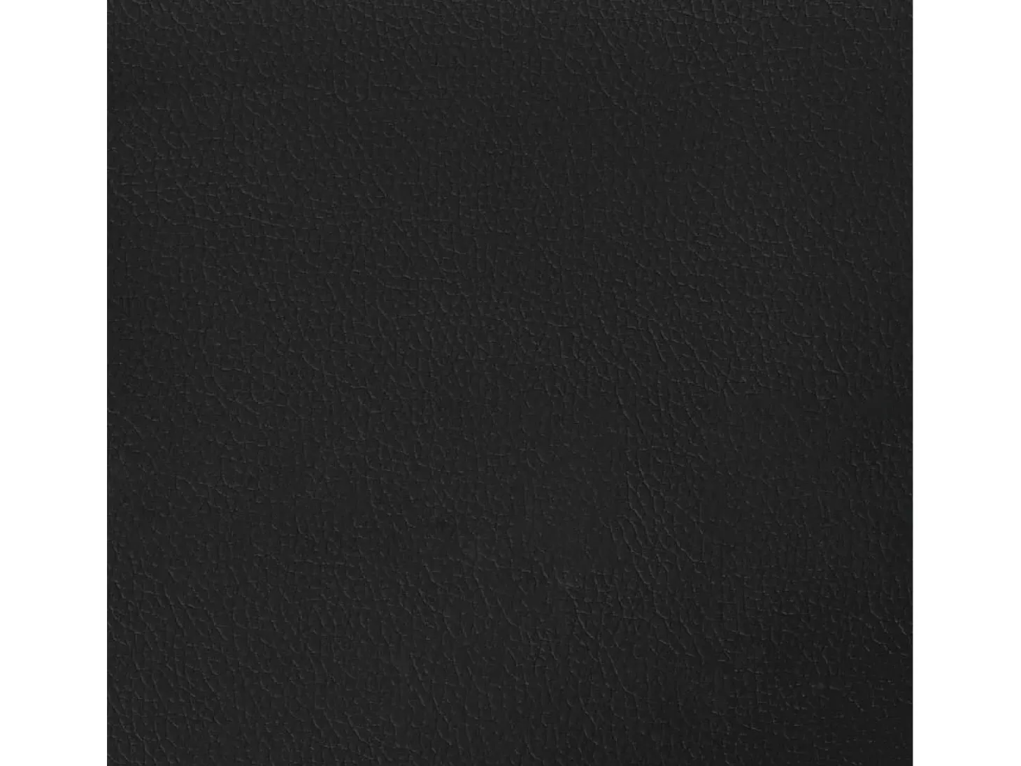 Sofá de 2 lugares 140 cm couro artificial preto