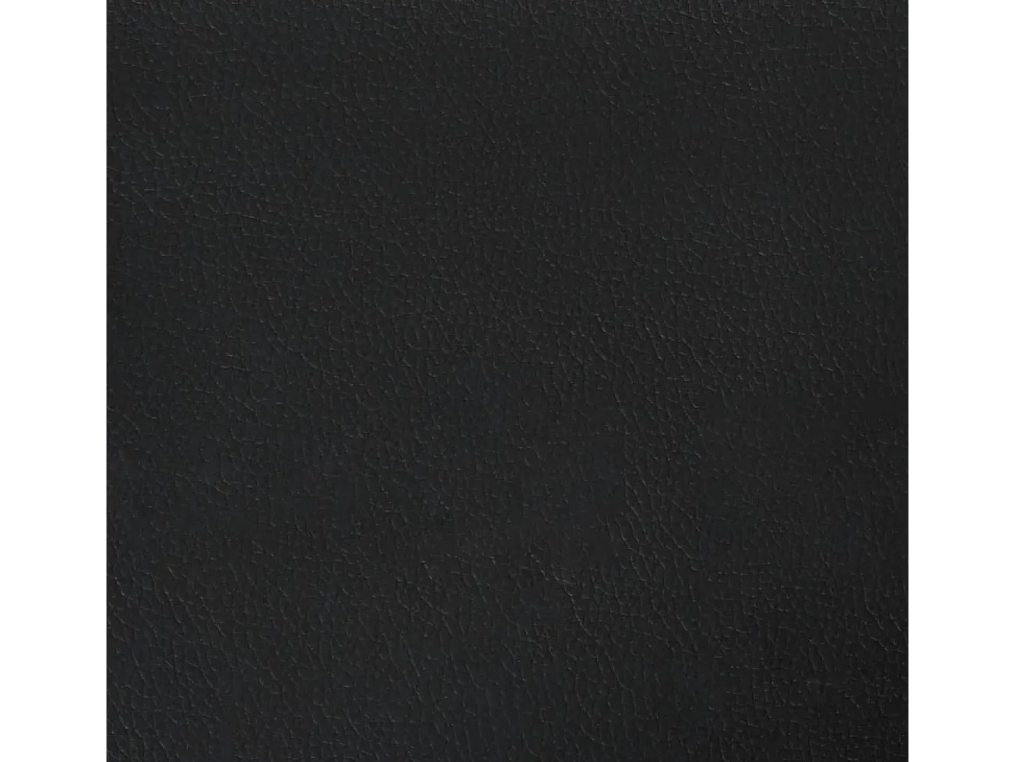 Sofá de 2 lugares 140 cm couro artificial preto