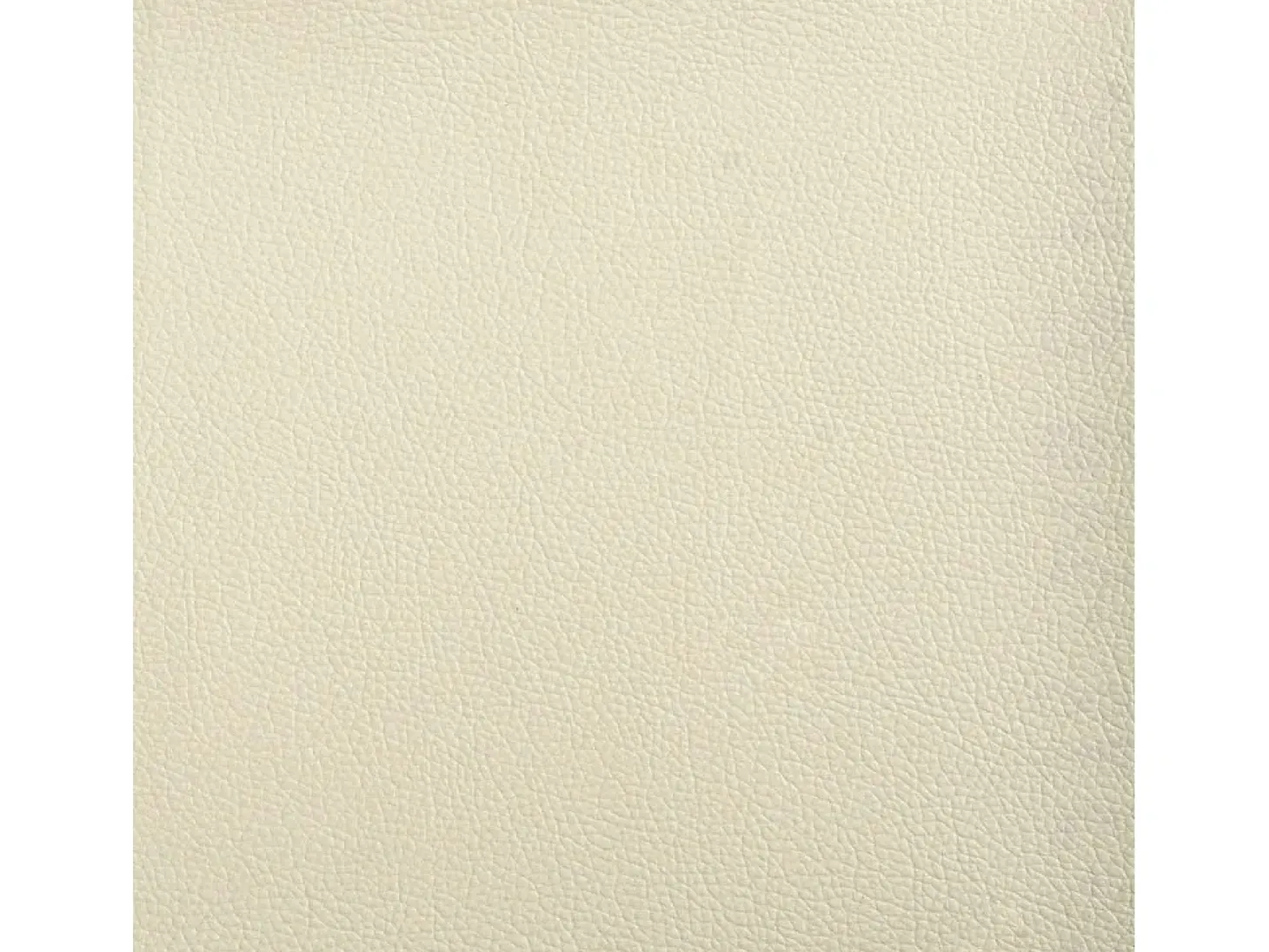 Sofá de 3 lugares 180 cm couro artificial cor creme