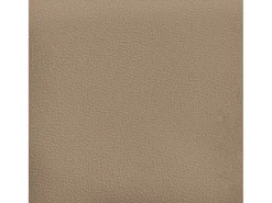 Sofá de 3 lugares 180 cm couro artificial cor cappuccino