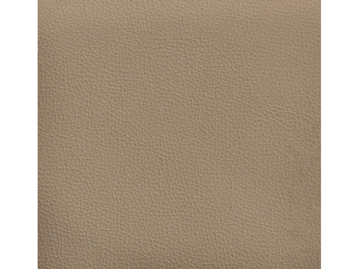 Sofá de 2 lugares 140 cm couro artificial cor cappuccino