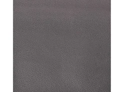 Sofá de 3 lugares 180 cm couro artificial cinza