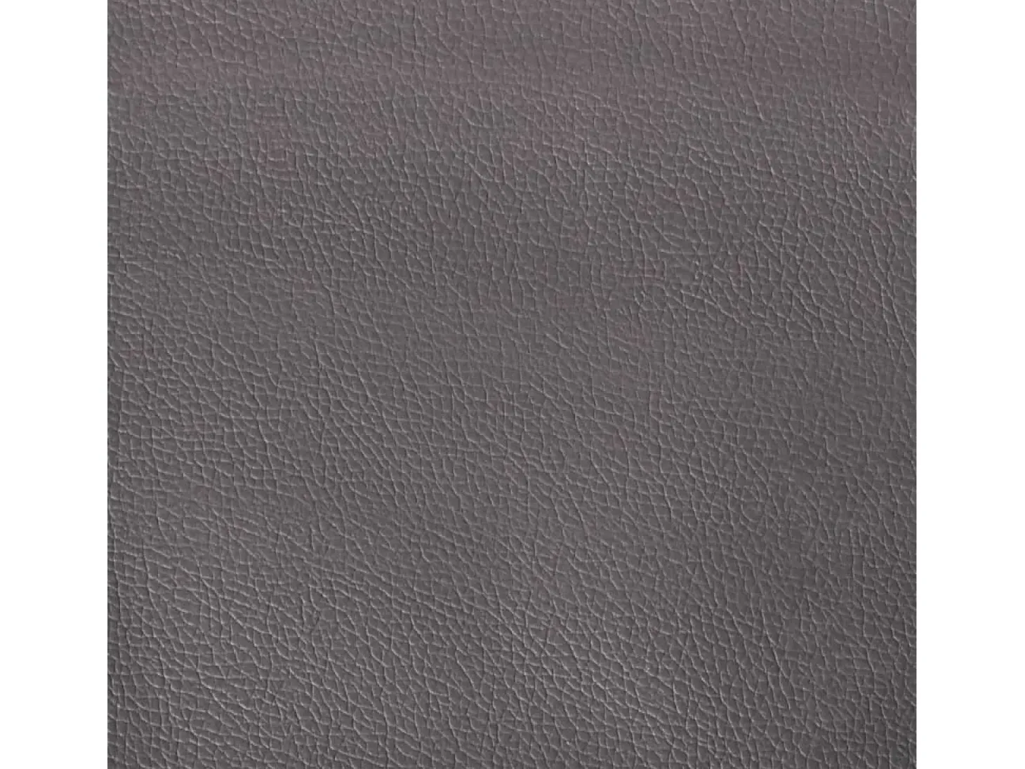 Sofá de 3 lugares 180 cm couro artificial cinza