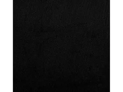 Sofá de 2 lugares 140 cm tecido de microfibra preto