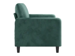 Sofá de 2 lugares 140 cm veludo verde-escuro PT947195
