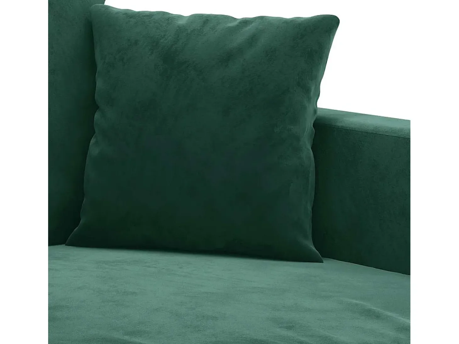 Sofá de 2 lugares 140 cm veludo verde-escuro