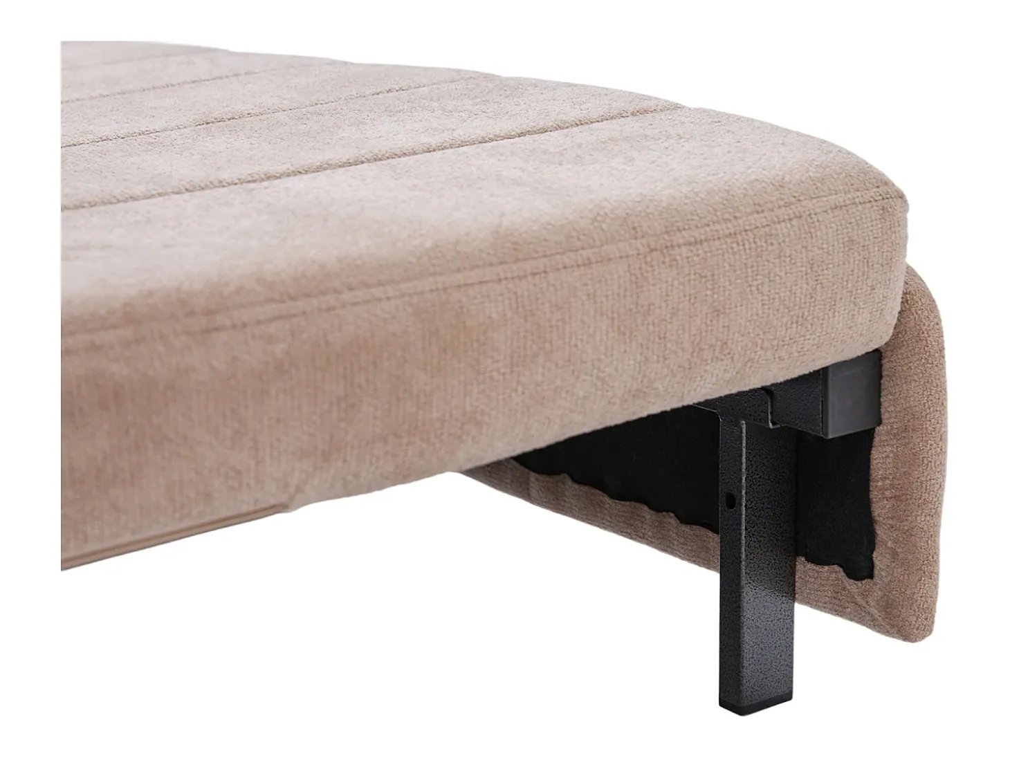Sofá de 2 lugares com 4 almofadas - Sofá relaxante com suporte para copos e bolsos laterais - chenille caqui