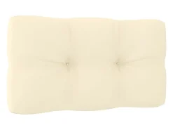Sofá de 3 lugares com almofadões pinho maciço