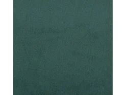 Sofá de 3 lugares com apoio de pés 180 cm veludo verde-escuro
