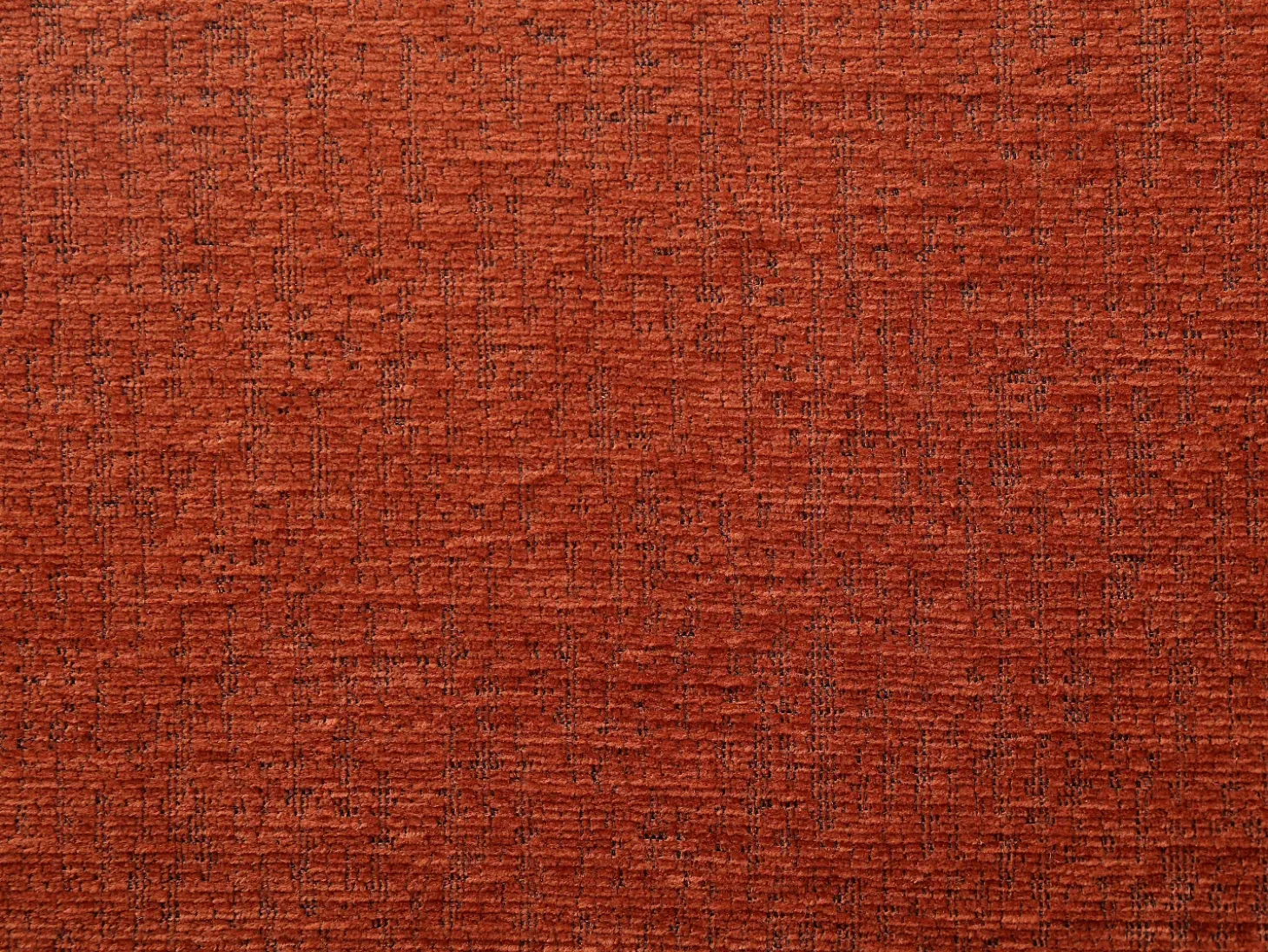 Sofá de 4 lugares conversível em tecido chenille terracota YOKIRA