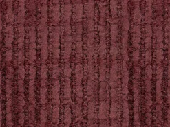 Sofá de 4 lugares conversível abertura rápida em tecido chenille bordeaux área de dormir 160cm - 22cm LORETO