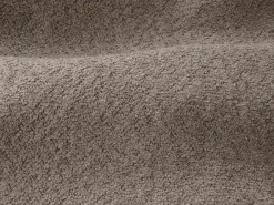 Sofá de 4 lugares conversível abertura rápida em tecido bouclé taupe cama 160 cm RETUNA