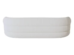 Sofá de 3 lugares em tecido bouclé branco LAPIOTA da Maison Céphy