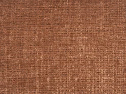Sofá de 3 lugares em tecido chenille terracota BELADON