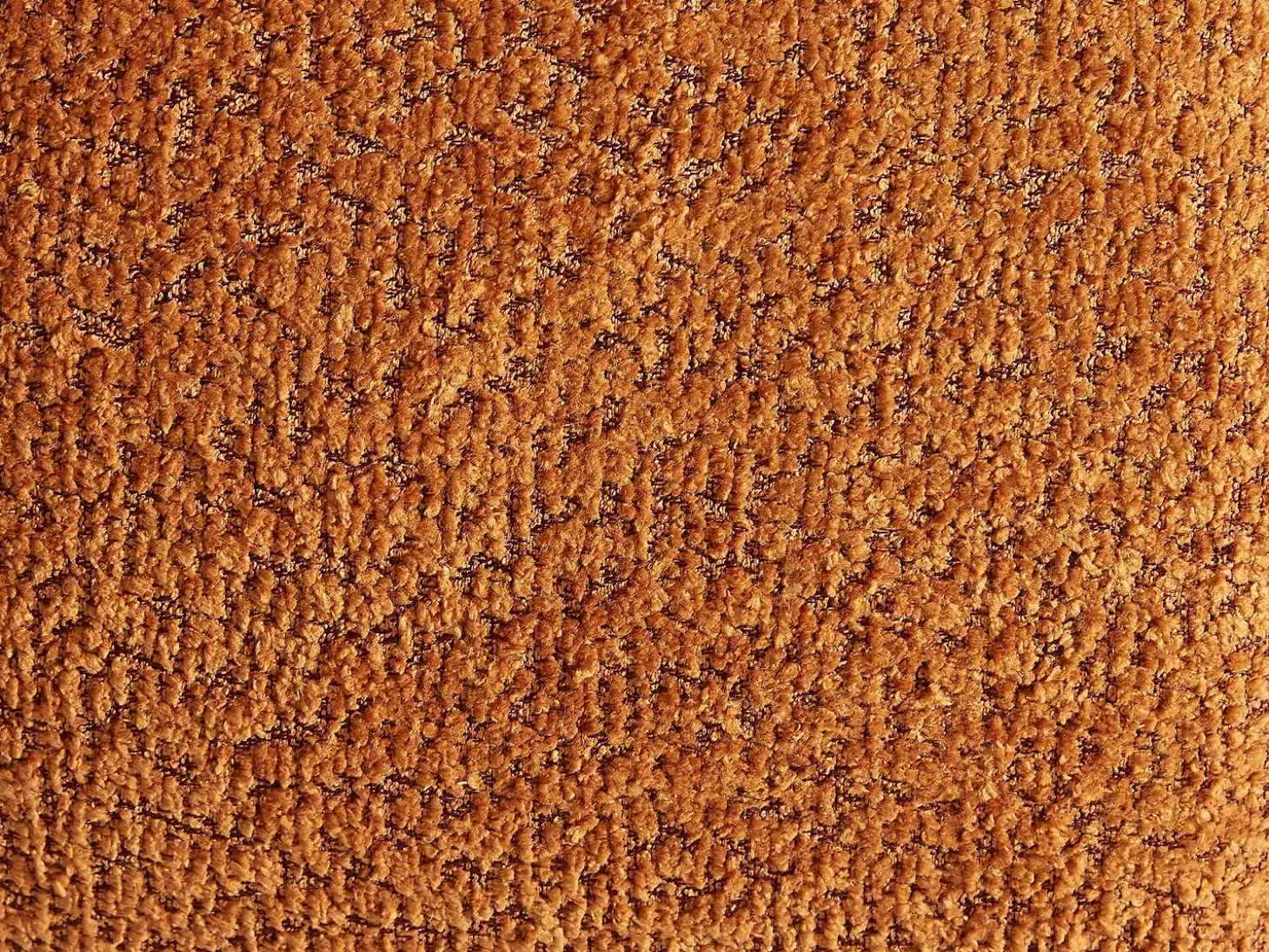 Sofá de 3 lugares em tecido bouclette terracotta COLIANI