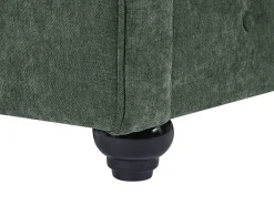 Sofá de 3 lugares em tecido cor verde CHESTERFIELD