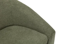 Sofá de 2 lugares em tecido cor verde estilo design OSSANA