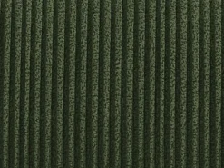 Sofá de 2 lugares em veludo canelado cor verde estilo contemporâneo NOUMARA