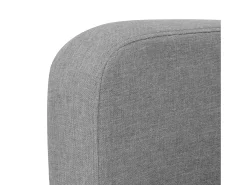 Sofá de 2 lugares para sala de estar casa uso interno 135 x 65 x 76 cm cinza claro 02_0019435
