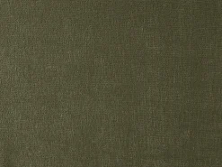 Sofá de canto direito tecido chenille cor verde caqui 5 lugares MALIADA