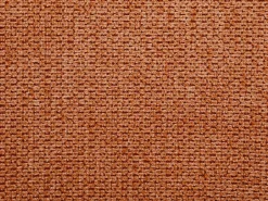 Sofá de canto esquerdo conversível em tecido texturizado terracota VAVERDO