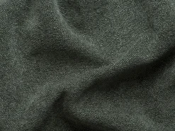Sofá de canto esquerdo em tecido chenille verde CALESO da Maison Céphy