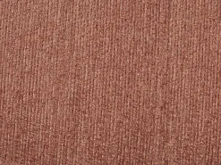 Sofá de canto esquerdo em veludo texturizado cor terracota LOUSADO