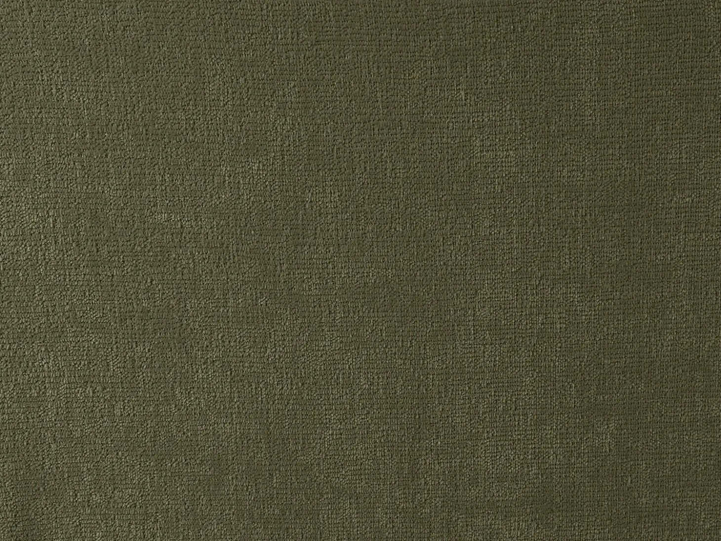 Sofá de canto esquerdo tecido chenille cor verde caqui 5 lugares MALIADA