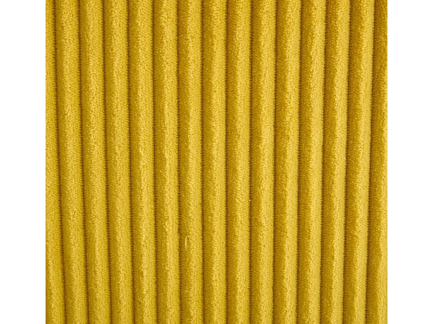 Sofá de canto panorâmico em veludo - 4 lugares - com LED RGB e porta USB+Type-C - 265x135x88cm - Amarelo