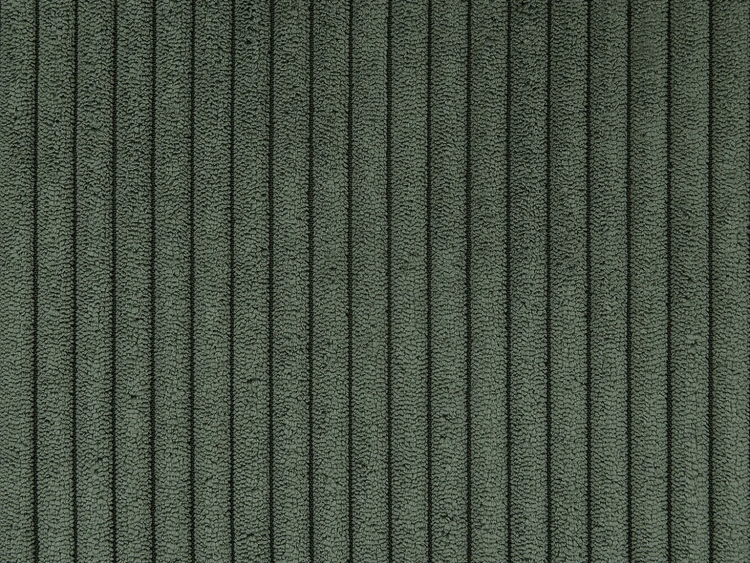 Sofá de canto reversível veludo canelado verde SPERONE de Pascal Morabito