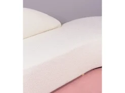 Sofá de design em tecido bouclé - Mozart - Branco