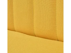 Sofá de tecido 117x55,5x77 cm amarelo PT266699