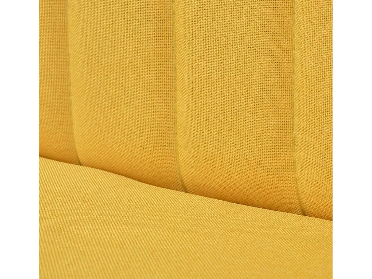 Sofá de tecido 117x55,5x77 cm amarelo PT266699