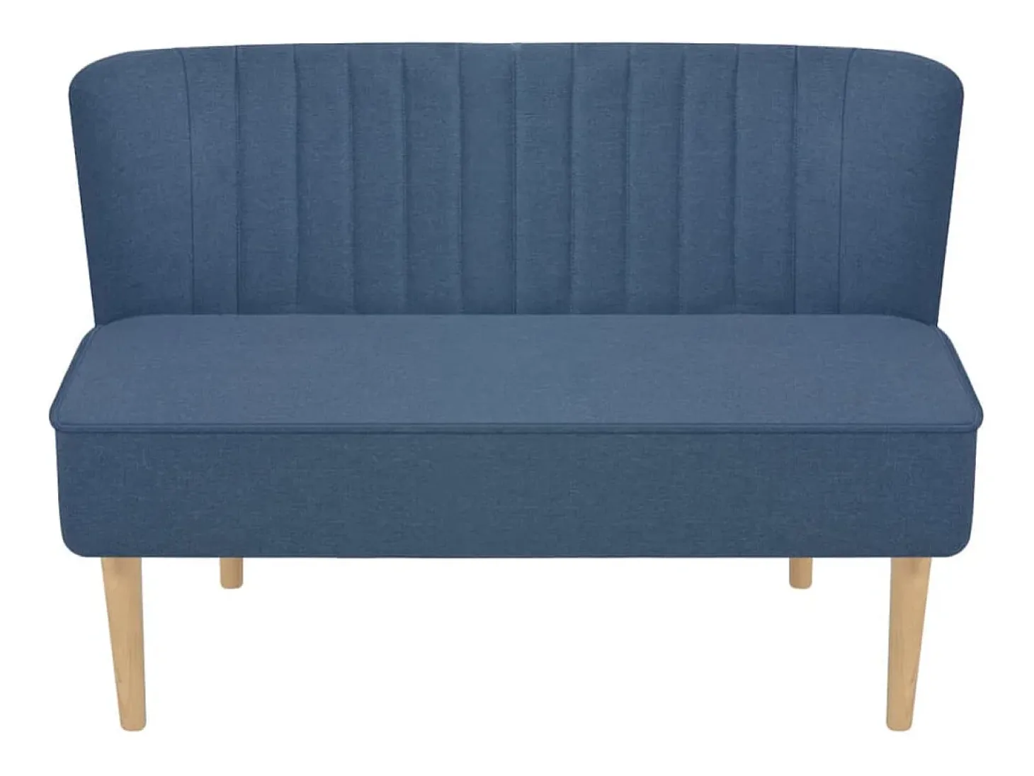Sofá de tecido 117x55,5x77 cm azul PT953863