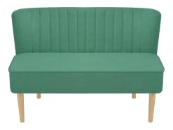 Sofá de tecido 117x55,5x77 cm verde PT123245