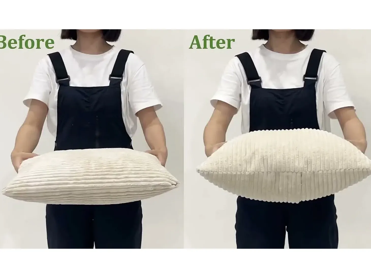 Sofá de veludo de 2 -sete, com 2 almofadas, assentos profundos de 56cm, 178x76x89cm, bege