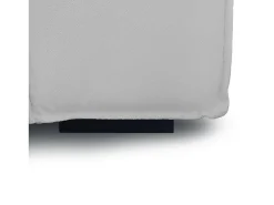 Sofá fixo Lidia, Sofá modular grande de 2 lugares com península direita, 100% Fabricado na Itália, Sofá de tecido moderno, 240x170h70 cm, Cinza