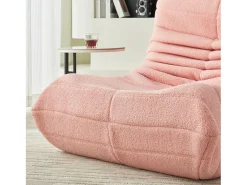 Sofá individual Chillsessel, poltrona preguiçosa, rosa