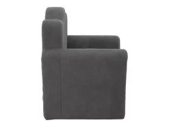 Sofá infantil pelúcia macia antracite PT204981