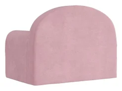 Sofá infantil pelúcia macia rosa PT341194