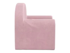 Sofá infantil pelúcia macia rosa PT341194