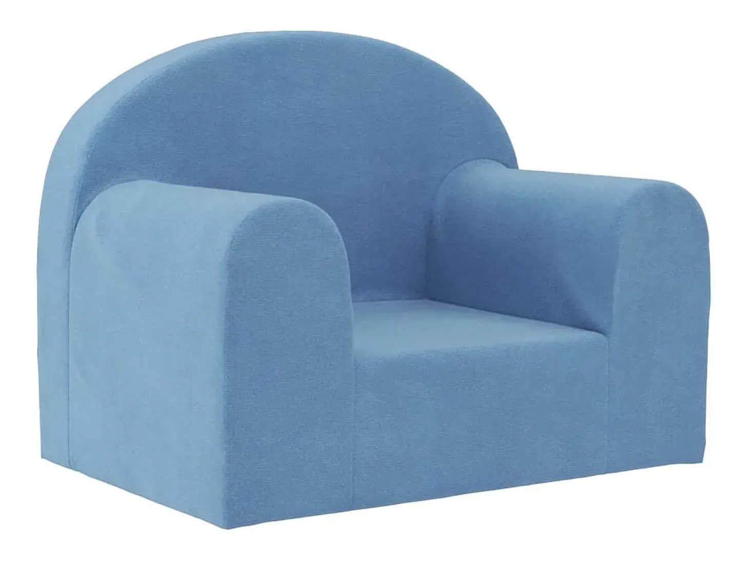 Sofá infantil pelúcia macia azul PT142269