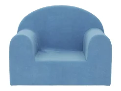 Sofá infantil pelúcia macia azul PT142269