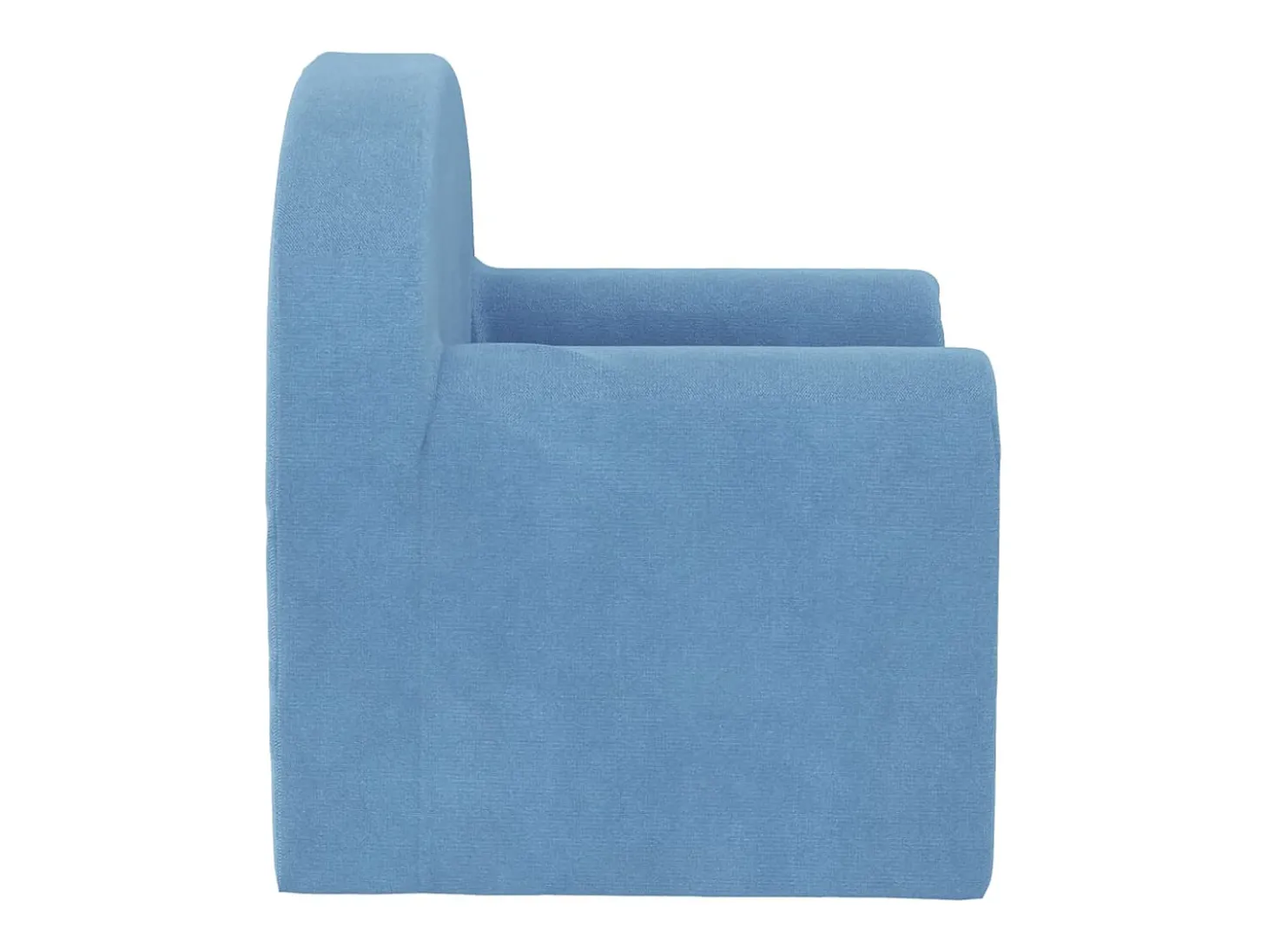 Sofá infantil pelúcia macia azul PT142269